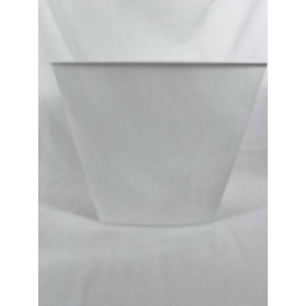 Vintage White Rubbermaid 2799 Slim Trash Can Wastebasket Modern Y2K